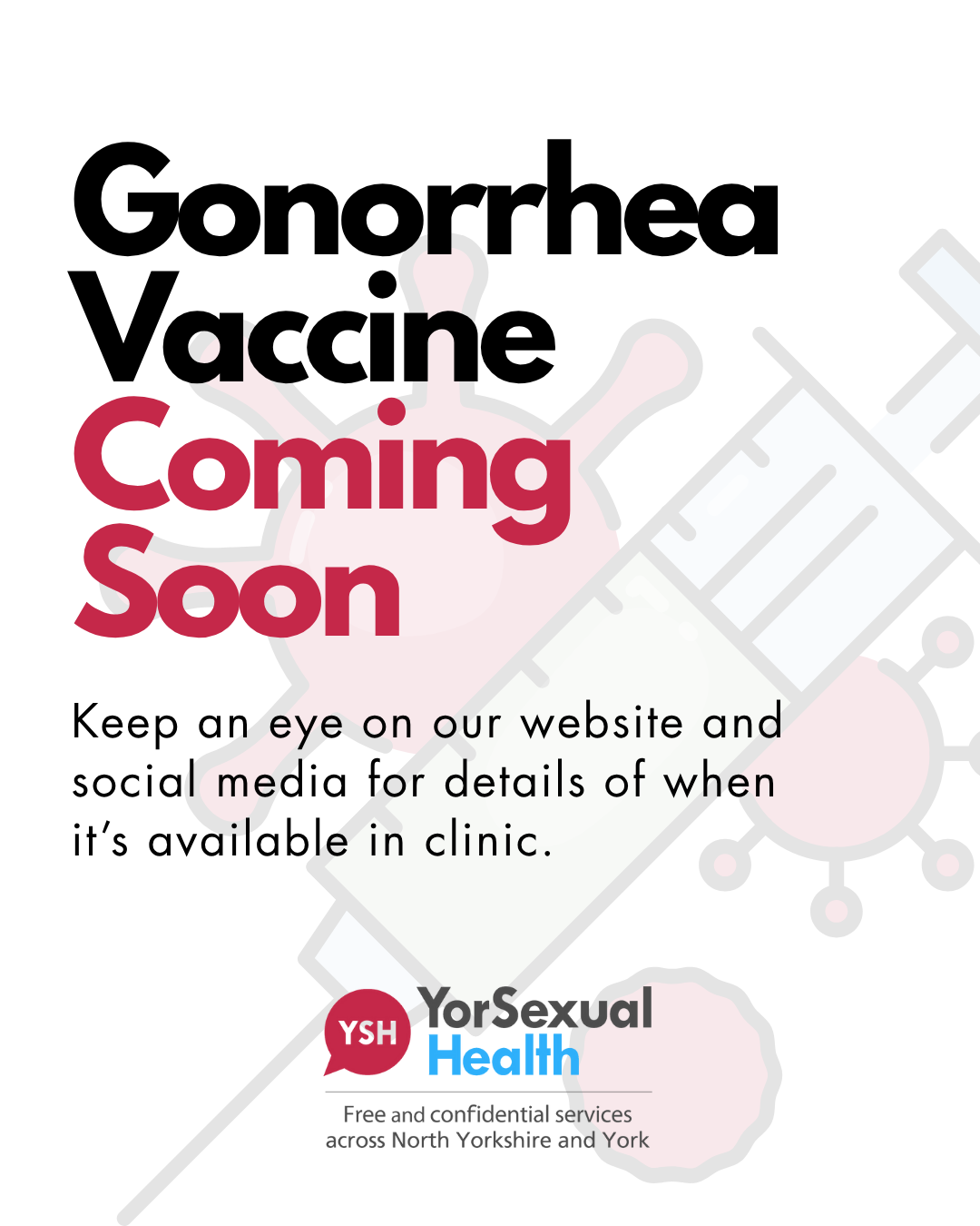 Gonnorrhea Vaccine Coming Soon